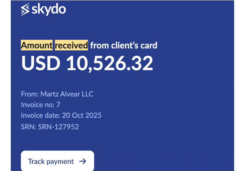 Payment proof 9