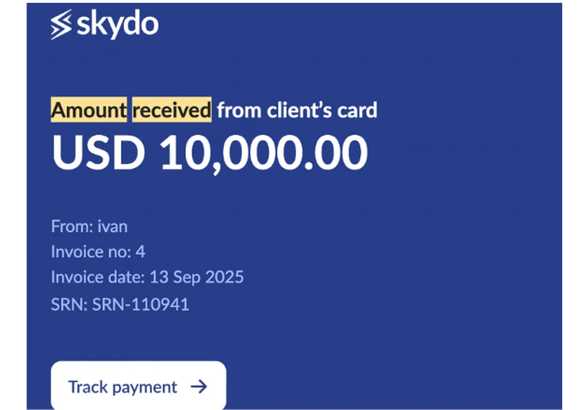 Payment proof 10